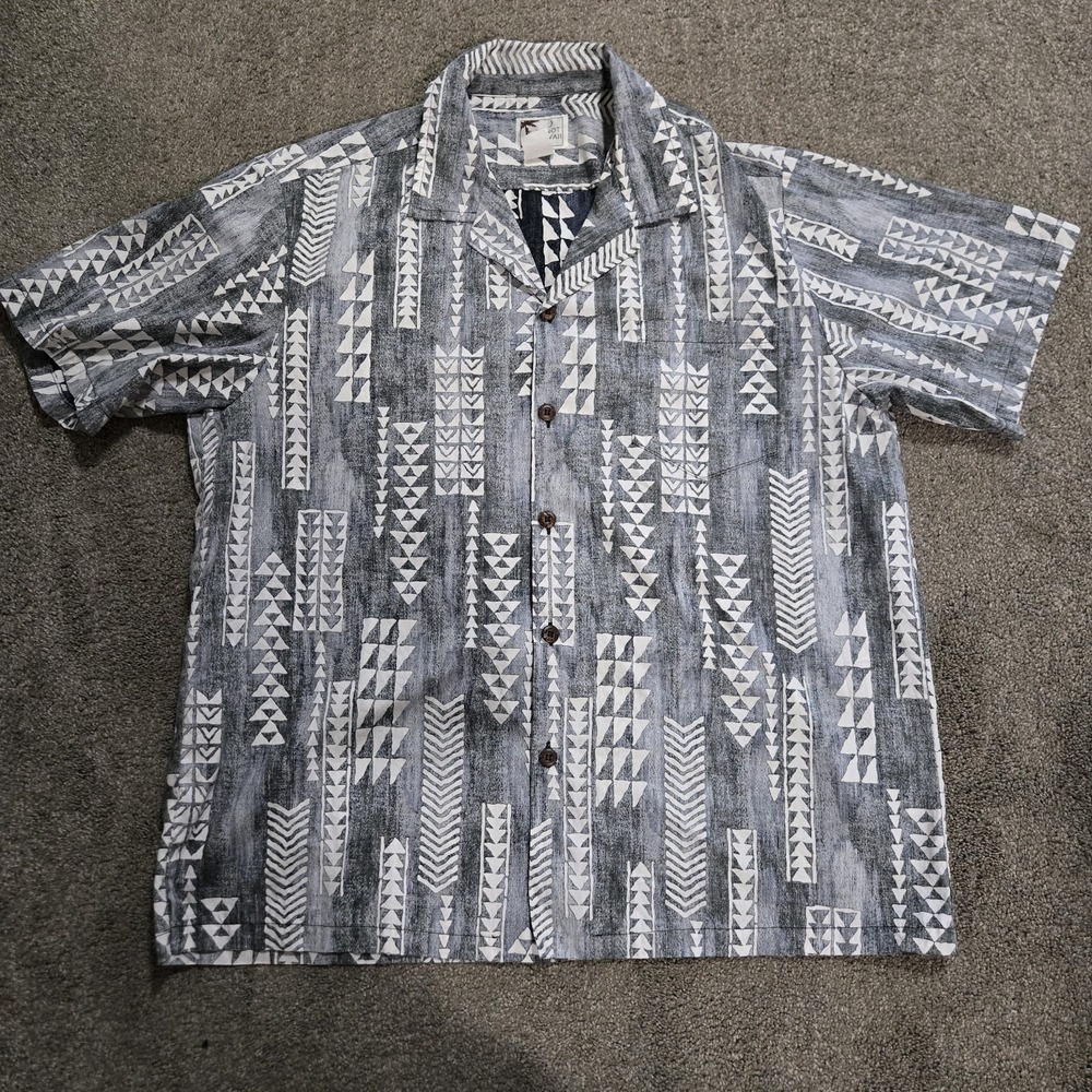 Y Not Hawaii Men's Hawaiian Shirt Size XL Made In  Hawaii‎ Usa 100% Cotton